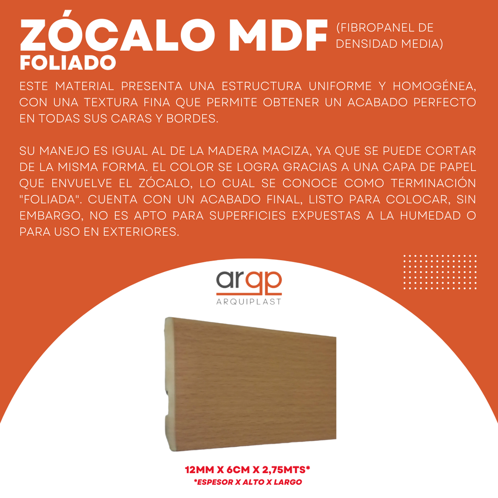SPECTS ZOCALO FOLIADO HAYA NATURAL