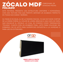SPECTS ZOCALO FOLIADO NEGRO
