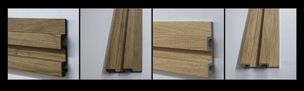 ARQ1047-672T(1) REVESTIMIENTO WALL PANEL EPS ARQUIPLAST 21x120mm COLOR "ROBLE" TIRA 2.85m