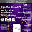 CUARTA CAÑA ATRIM 730 EPS PLASTICO BLANCO 1,5CM - 15x15x2,5mts