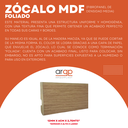 SPECTS ZOCALO FOLIADO ROBLE VIEJO
