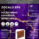 ZOCALO ATRIM CURVES 2347 EPS PLASTICO AVELLANA 8CM - 15x80x2,5mts