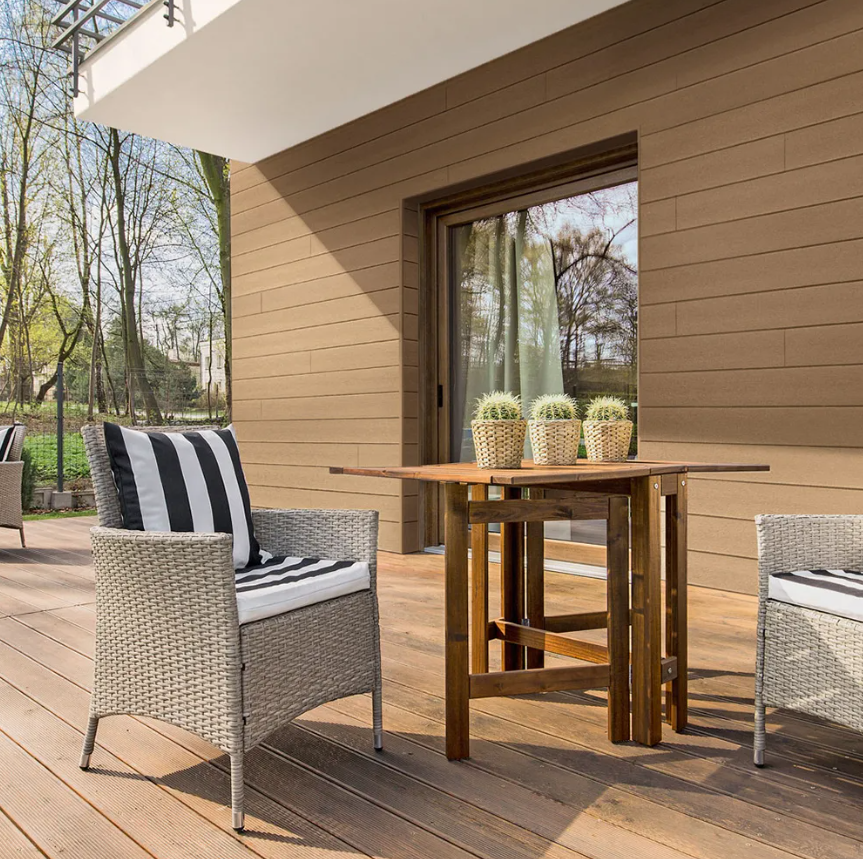 CM EUROTEC REVESTIMIENTO WPC SIDING MARRON MASCABO 146X210X2900mm