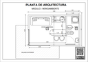 MODULO Monoambiente MEDIDAS 3.00 x 5.00m
