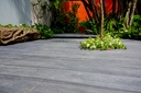 DECK VETEADO EXTERIOR 32x150x3000MM GRIS CONCRETO