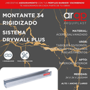 501034301 MONTANTE 34 RIGIDIZADO E0,52 (50PX12X2,6M) {MH}