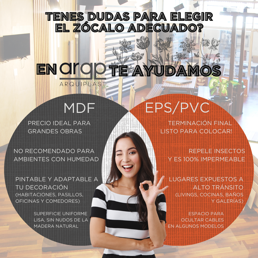 Zócalo de 12x98 mm RECTO FOLIADO  BLANCO