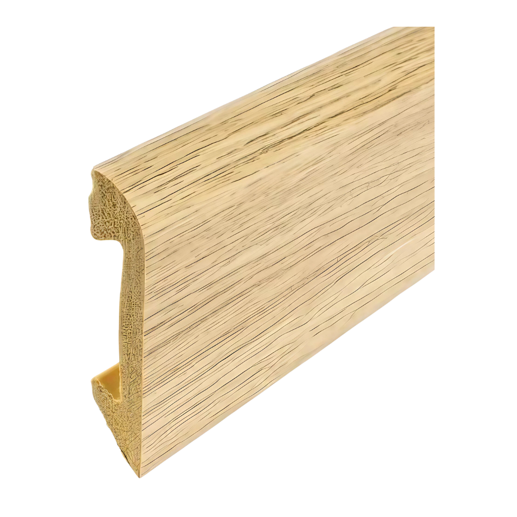 CM ZOCALO >>7CM<< EPS PLASTICO ROBLE GREIGE REDONDO - 15x70x2,45mts