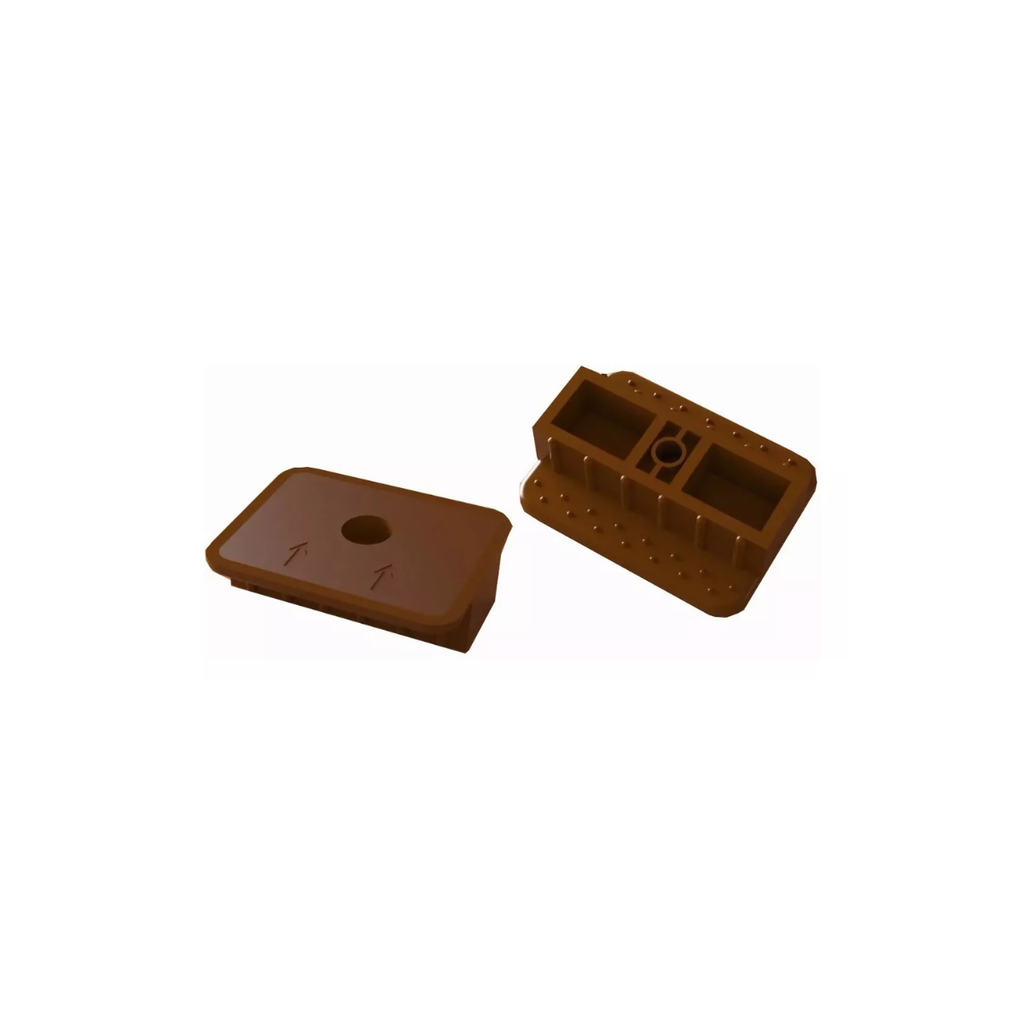 EFL BOLSA DE GRAMPAS PARA DECKS MADERA x 500u Color MARRON