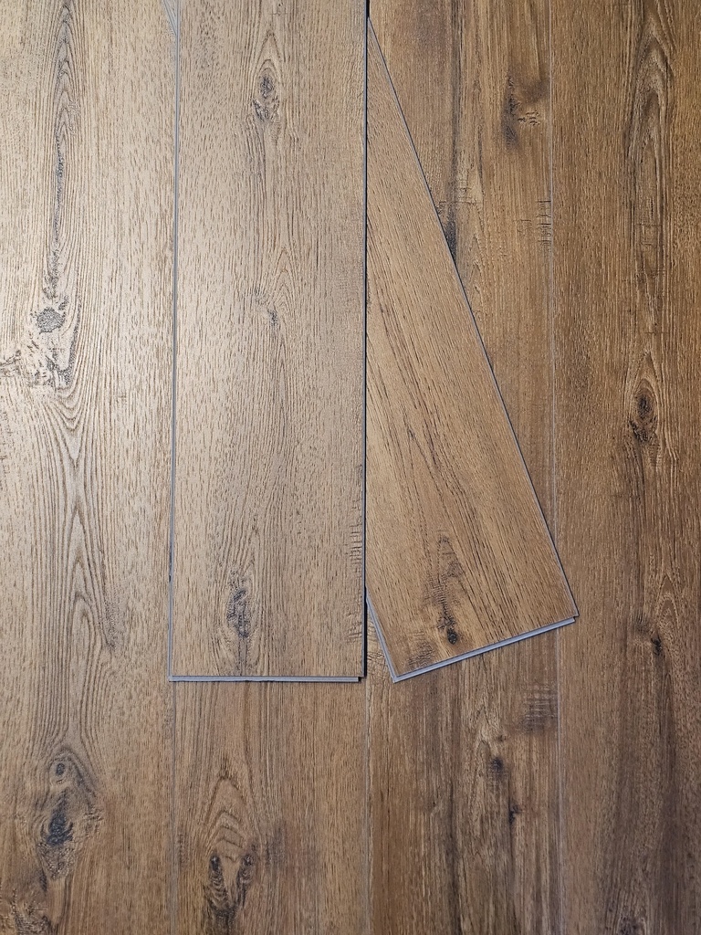CM SPCWG039 Piso VINILICO (Caja 2.22m²) 5x182x1220mm // 0.5 Capa de Uso Con Manta IXPE CAOBA VIEJO