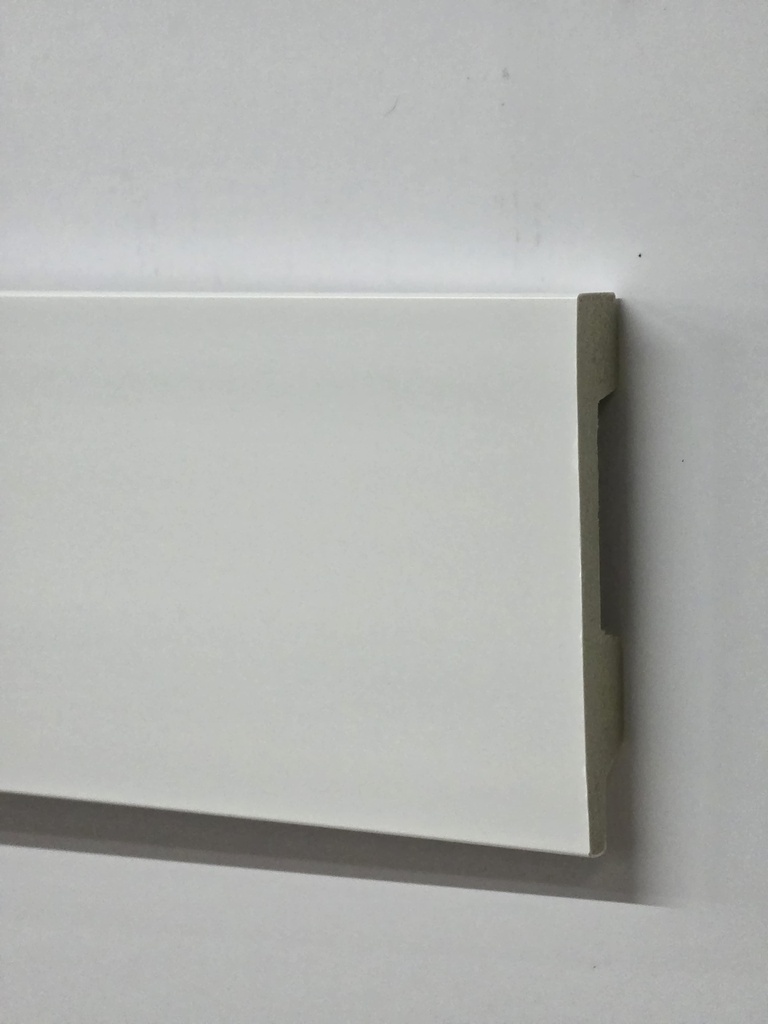ARQ*1450-W1 ZOCALO EPS ARQUIPLAST 12CM RECTO BLANCO 120x15mm TIRA 2.85m