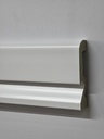 ARQ*1018-W1 ZOCALO EPS ARQUIPLAST "CUBRE LED" 10CM CURVO BLANCO 100x18mm TIRA 2.85m