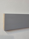 PR ZR-70 ZOCALO MDF "FOLIADO PVC" RECTO ALUMINIO 7CM - 15x70x2,75mts