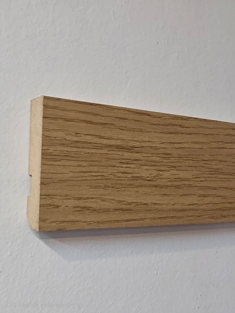 6681 - PR ZR-70 ZOCALO MDF FOLIADO RECTO ROBLE VIEJO 7CM - 15x70x2,75mts