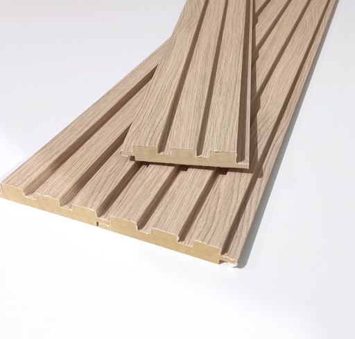 [ 6282 ] PR 6282 REVESTIMIENTO 18-23 MDF FOLIADO CAPUCHINO 18x124x2750mm  (**El PACK 5unid.**)