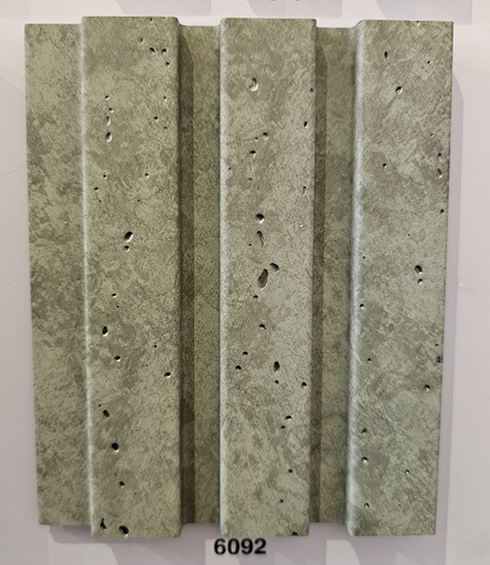 [6092] RV REVESTIMIENTO INTERIOR WALL PANEL Medida **12mm** x117x2850mm COLOR 6092 GRIS RUSTICO