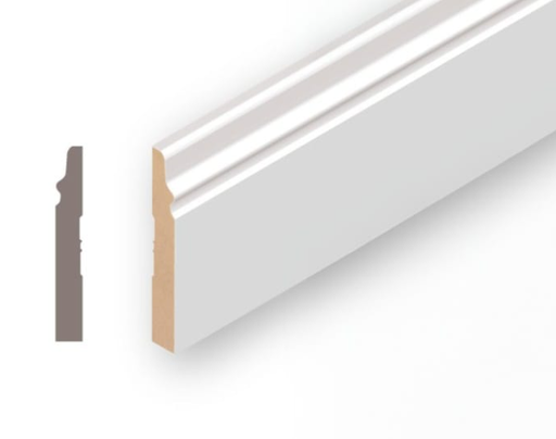 [3342] 3342 ZOCALO PZ-87 MDF PREPINTADO BLANCO 8,7CM - 12x87x2,60mts