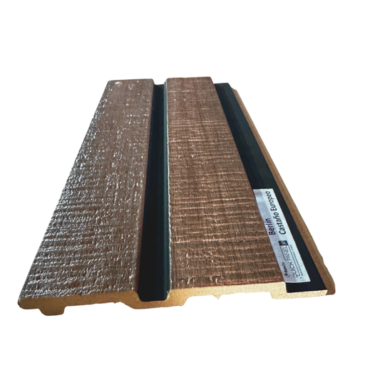 [REVINBERCASTEURO] CM REVESTIMIENTO EPS PANEL [BERLIN CASTAÑO EUROPEO] 12x120x2850mm (x Tabla)