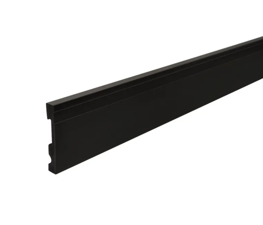 [2324E] 2324E EPSILON ZÓCALO EXTRA LINE 100mm x 15mm x 2,44m NEGRO MATE