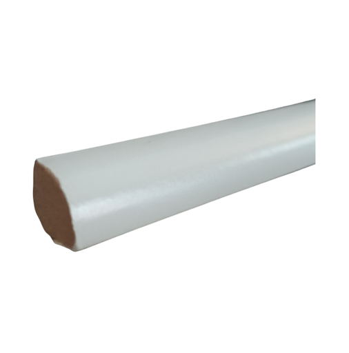 [6293] 6293 CUARTA CAÑA MDF FOLIADO BLANCO 15x15mm TIRA 2.60m