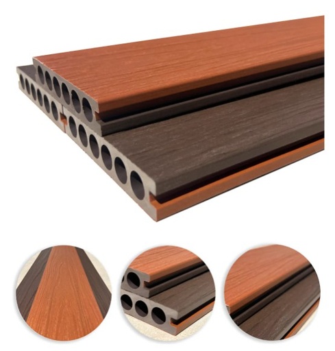 [HSC01-06] RV (HSC01-06) DECK SOLIDO WPC BICOLOR MEDIDA 20x145mm x TABLA 2.90m