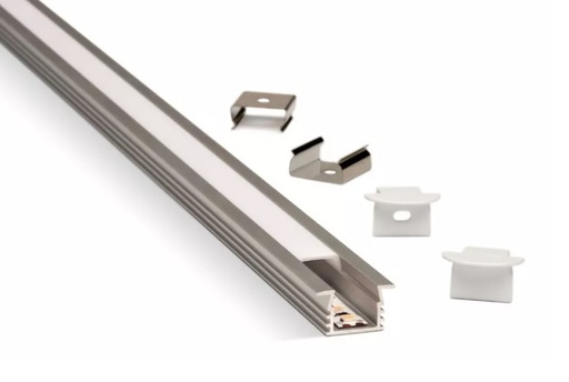 [3945] 3945 LUMIERE LISTELLO LED EMBUTIBLE x 2,5m CR MATE