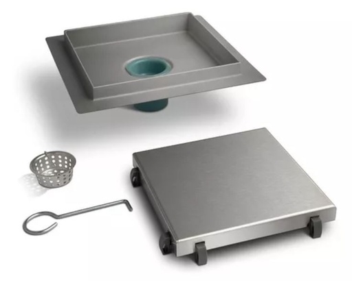 [DCNG150T08] DESAGUE CUADRADO AISI304 SERIE 2EN1 - 15x15 cm