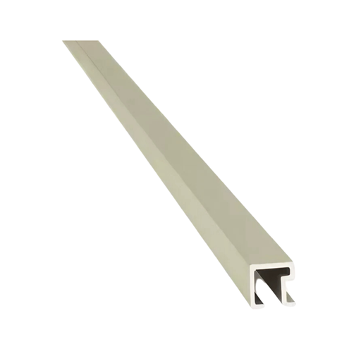 [1436] 1436 ALUMINIO LISTELLO CUAD. 9x9mm x 2,45m CENIZA