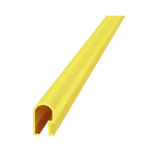 [1442] 1442 ALUMINIO LISTELLO REDON. 14x9mm x 2,45m ORO MATE