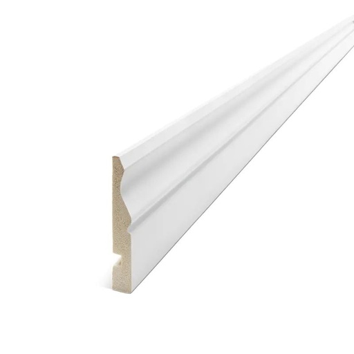 [2319] 2319 EPS ZÓCALO PECHO PALOMA 10cm x 2,5m BLANCO MATE