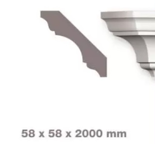 [9009x6] 9009 x 6 MOLDURAS DECORATIVAS AT-58  (PACK 6 TIRAS)
